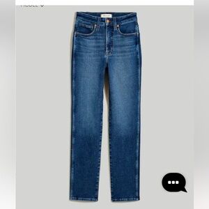 Madewell curvy stovepipe jeans size 28
